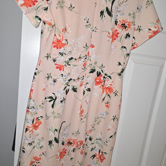Ann Taylor Multicolor Floral Dress, Size 6 - Picture 3 of 4